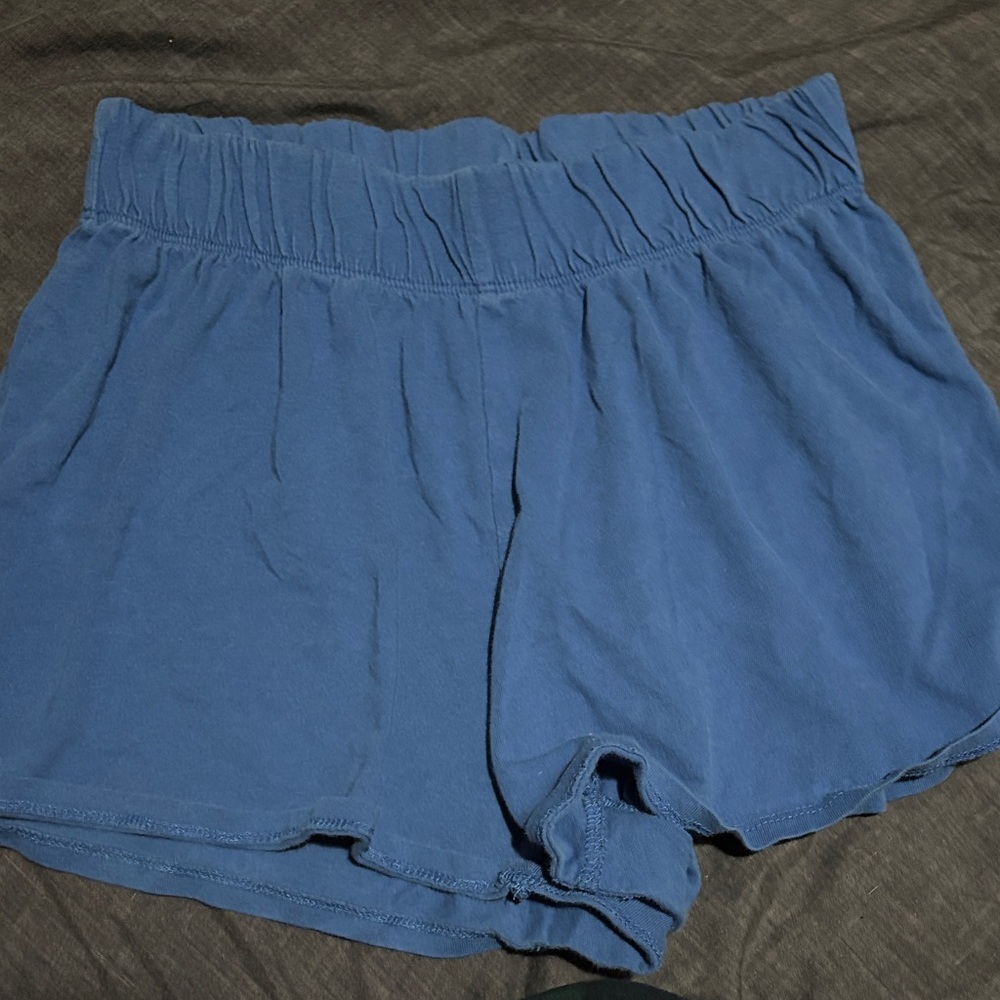 Women's Blue Casual Shorts